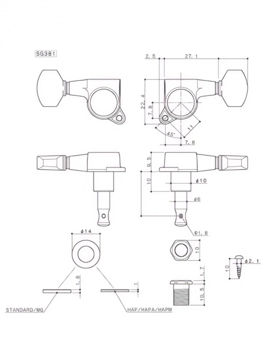 Gotoh SG381-07 L HAPM C