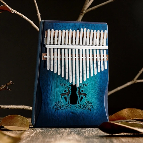 Калимба Hluru Huashu KHL17 Deer Mahogany Blue (17 нот, красное дерево) Калимба Hluru Huashu KHL17 Deer Mahogany Blue (17 нот, красное дерево)