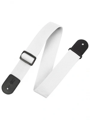 Levy’s M8POLY-WHT Single Tone Solid Colored Poly Series (White)