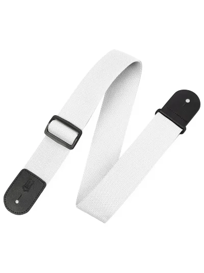 Ремінь для гітари Levy’s M8POLY-WHT Single Tone Solid Colored Poly Series (White)