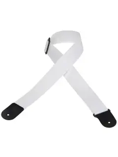 Levy’s M8POLY-WHT Single Tone Solid Colored Poly Series (White)