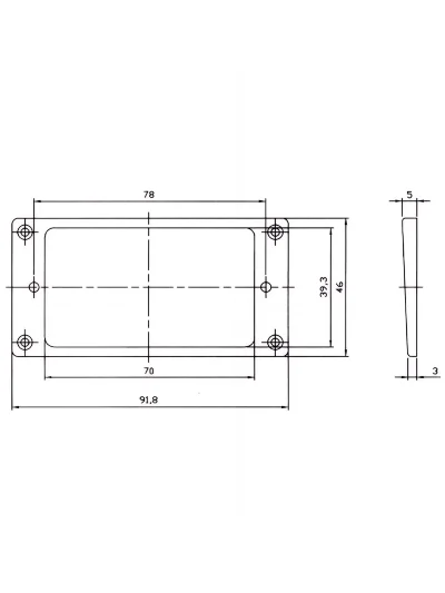 Рамка звукознимача Paxphil PR-007 BK Pickup Mounting Ring (Black)