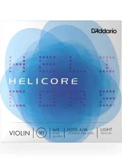 D'Addario H310 4/4L Helicore Violin String Set 4/4 Scale Light Tension