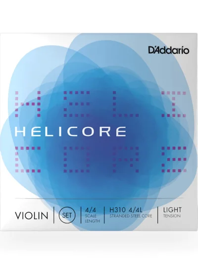 Струни для скрипки D'Addario H310 4/4L Helicore Violin String Set 4/4 Scale Light Tension