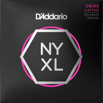 D&#039;Addario NYXL0940BT NYXL Electric Balanced Tension Super Light 09-40