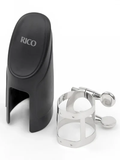 Лігатура D'Addario RSS1N Rico Ligature & Cap for Soprano Sax Nickel-Plated
