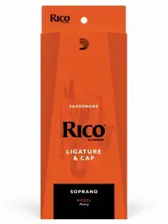 D'Addario RSS1N Rico Ligature & Cap for Soprano Sax Nickel-Plated