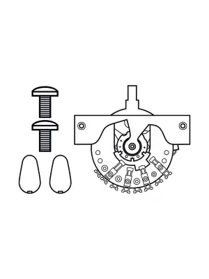 Перемикач Dimarzio EP1104 Five-Way Switch for Strat