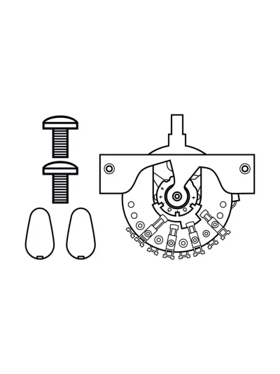 Перемикач Dimarzio EP1104 Five-Way Switch for Strat