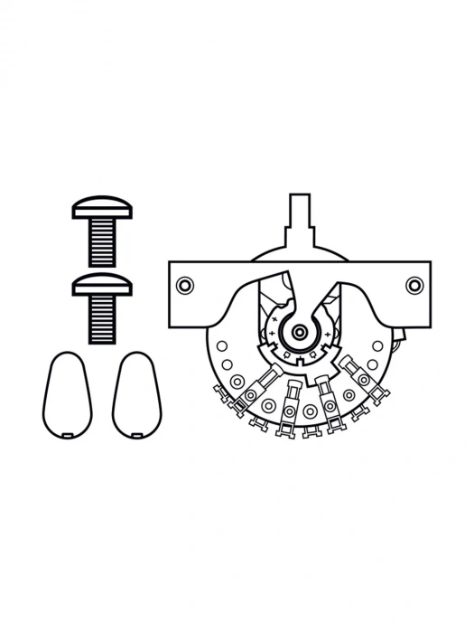 Dimarzio EP1104 Five-Way Switch for Strat