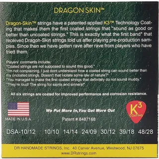 DR DSA-10/12 Dragon Skin Acoustic 12 String 10-48