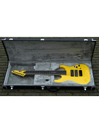 Електрогітара LTD SC-608 Baritone Stephen Carpenter Signature (Yellow)