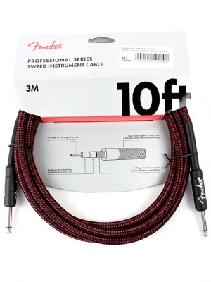 Fender Cable Professional Series 10&#039; Red Tweed