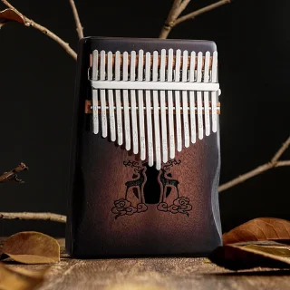 Hluru Huashu KHL17 Deer Mahogany Brown (17 нот, червоне дерево)