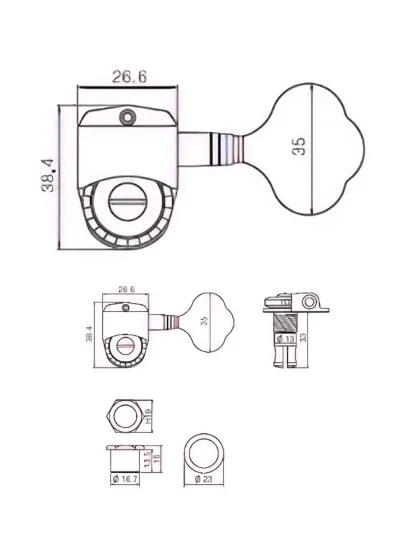 Кілки Paxphil JB-350 4inline CR