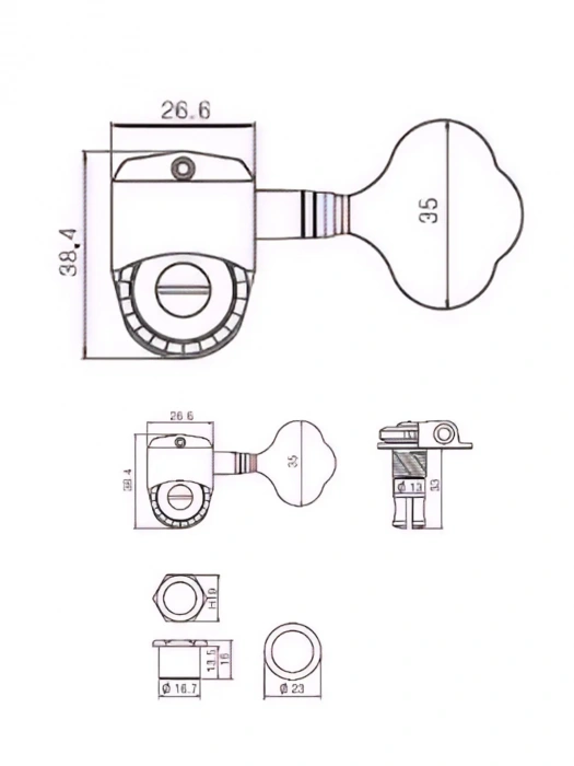 Кілки Кілки Paxphil JB-350 4inline CR