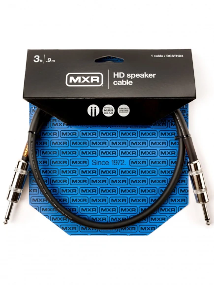 Кабель MXR DCSTHD3 MXR High Definition TS Speaker Cable - 3 FT Кабель MXR DCSTHD3 MXR High Definition TS Speaker Cable - 3 FT