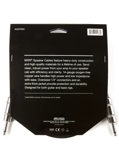 Акустичний кабель MXR DCSTHD3 MXR High Definition TS Speaker Cable - 3 FT