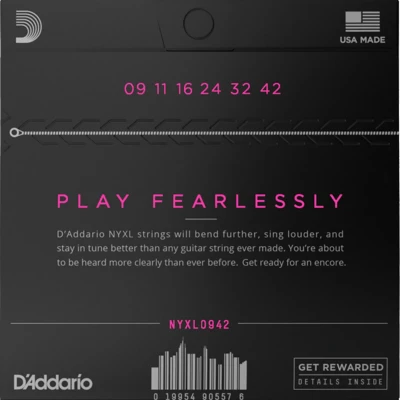 Струни D'Addario NYXL0942 NYXL Electric Super Light 09-42