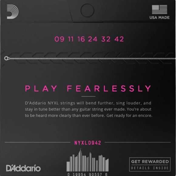 Струны D'Addario NYXL0942 NYXL Electric Super Light 09-42 Струны D'Addario NYXL0942 NYXL Electric Super Light 09-42
