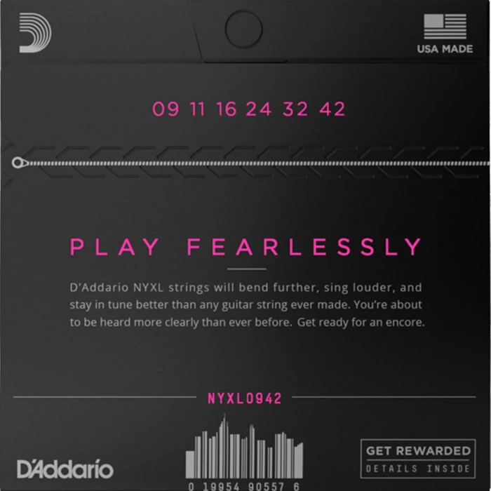 Струни Струни D'Addario NYXL0942 NYXL Electric Super Light 09-42