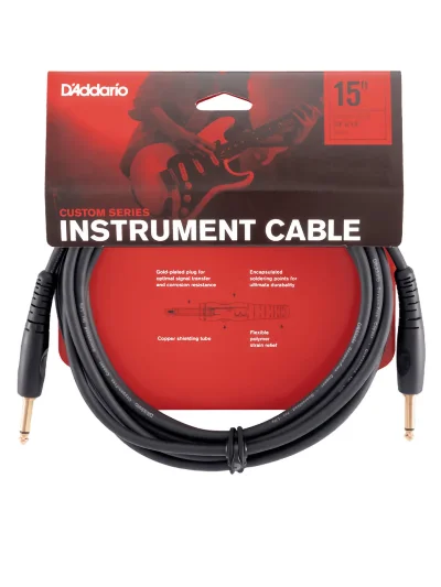 Інструментальний кабель D'Addario PW-G-15 Custom Series Instrument Cable (4.5m)
