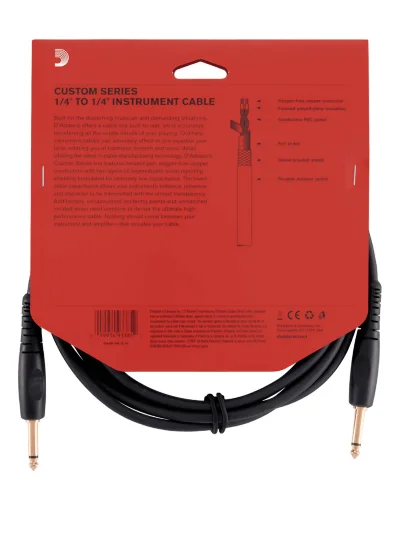 Інструментальний кабель D'Addario PW-G-15 Custom Series Instrument Cable (4.5m)