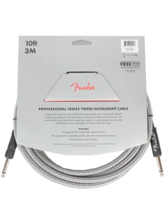 Fender Cable Professional Series 10' White Tweed