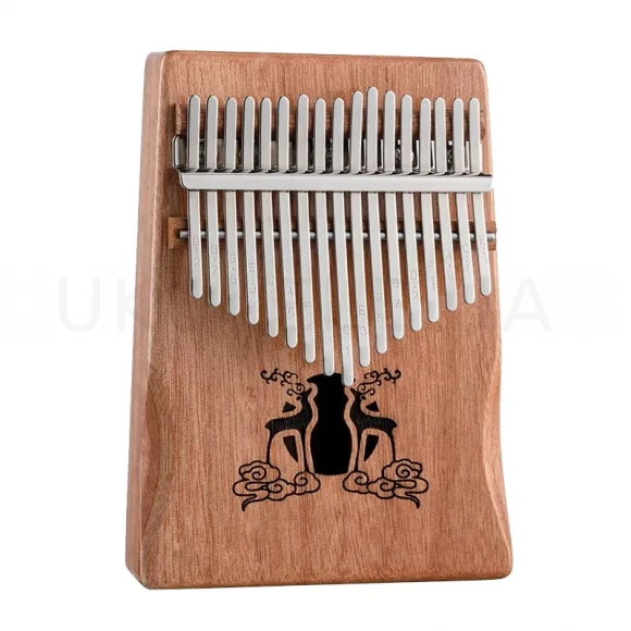 Калимба Hluru Huashu KHL17 Deer Mahogany Natural (17 нот, красное дерево)