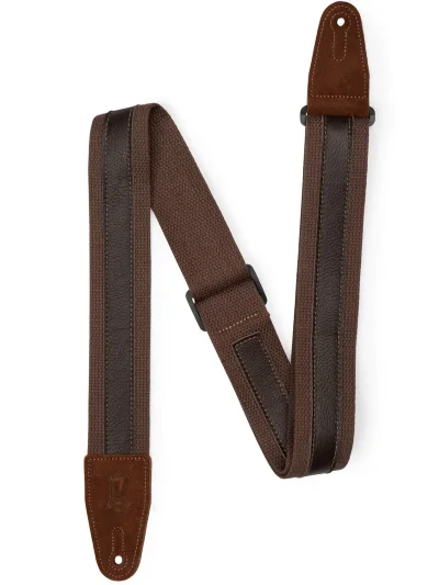 Ремінь для гітари Levy’s MC2CG-BRN-DBR Cotton Combo Series (Brown/Dark Brown)