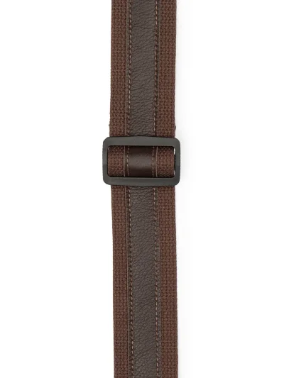Ремінь для гітари Levy’s MC2CG-BRN-DBR Cotton Combo Series (Brown/Dark Brown)