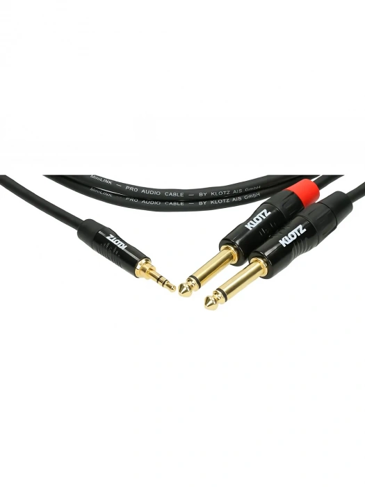 Klotz KY5-300 Minilink Pro Y-Cable Black 3 m