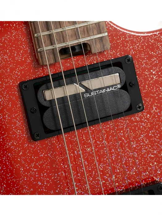 Електрогітара Електрогітара Cort MBM-2H Sustainiac (Red Sparkle)