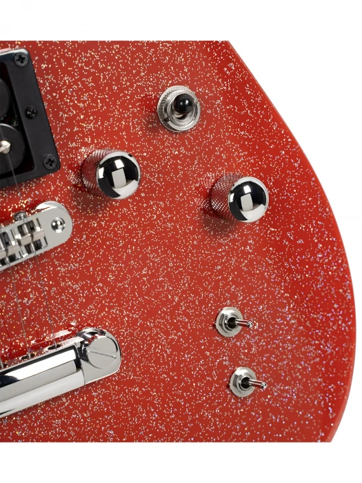 Електрогітара Електрогітара Cort MBM-2H Sustainiac (Red Sparkle)