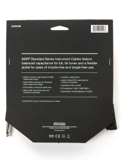 MXR DCIS10R Standard Instrument Cable Straight/Right (3m)