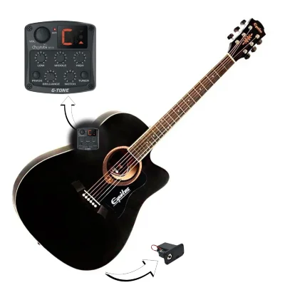 Електро-акустична гітара Equites EQ901CE BK 41