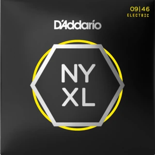 D'Addario NYXL0946 NYXL Electric Super Light Top/Regular Bottom 09-46