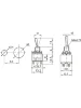 Перемикач Dimarzio EP1106 DPDT Mini Switch - 2 Position