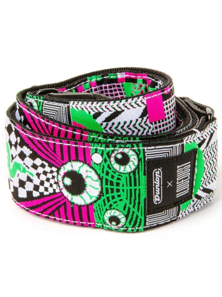 Ремень для гитари Dunlop ILD14 Ilovedust Mnemonic Fuzz Strap