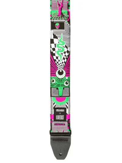 Ремінь для гітари Dunlop ILD14 Ilovedust Mnemonic Fuzz Strap