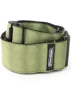 Dunlop D6710 Jacquard Hexagon Echo Olive Strap