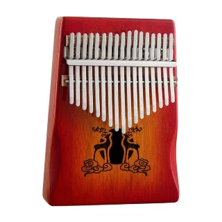 Hluru Huashu KHL17 Deer Mahogany Red (17 нот, червоне дерево)