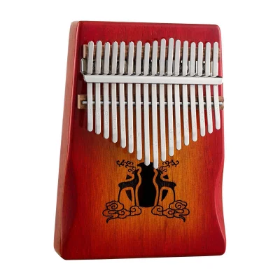 Калімба Hluru Huashu KHL17 Deer Mahogany Red (17 нот, червоне дерево)