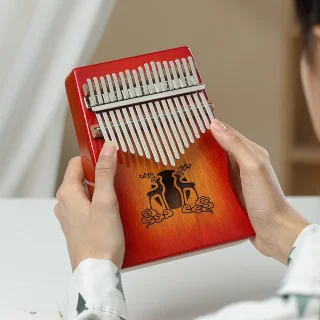 Hluru Huashu KHL17 Deer Mahogany Red (17 нот, червоне дерево)