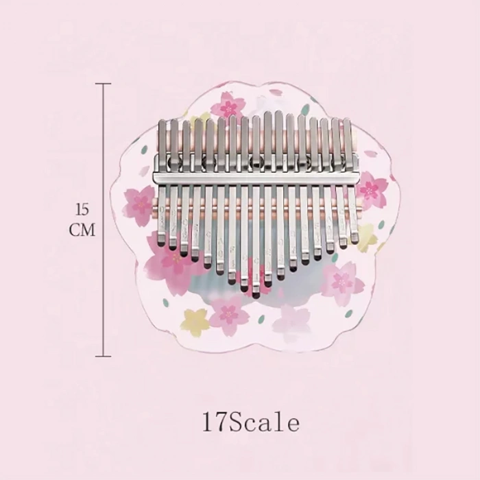 Калімба Калімба Hluru Huashu KHTG17 Transparent Green Sakura Acrylic