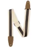 Ремінь для гітари Levy’s MC2CG-NAT-DBR Cotton Combo Series (Natural/Dark Brown)