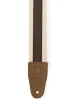 Ремінь для гітари Levy’s MC2CG-NAT-DBR Cotton Combo Series (Natural/Dark Brown)