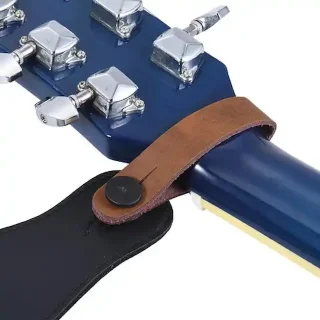 Fzone R123 Regis Headstock Guitar Strap Adapter (Brown)