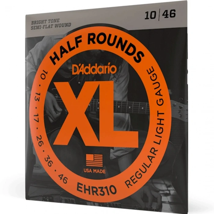 D'Addario EHR310 XL Half Rounds Regular Light 10-46