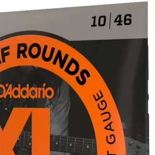 D'Addario EHR310 XL Half Rounds Regular Light 10-46